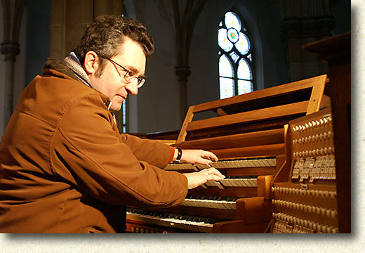an der orgel